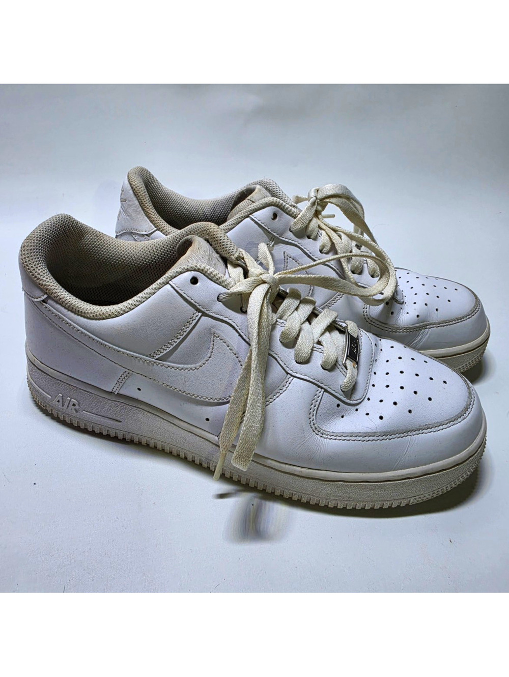 Nike Air Force 1 '07 Low Triple White Lace-Up Men's Sneakers CW2288-111 2020